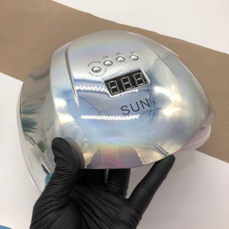 

Лампа LED для маникюра Sun X 54Вт, серебристая, Серебристый