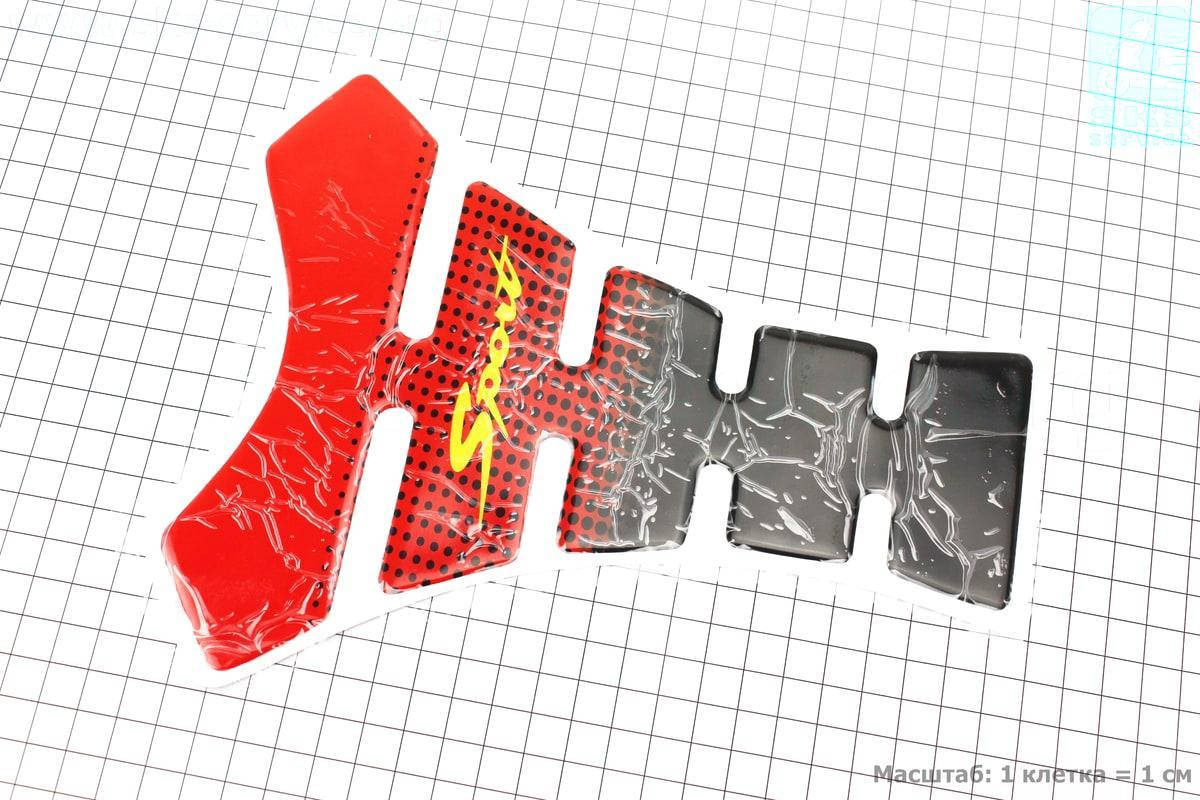 

Наклейка защитная на бак топливный 'SPORT", красная (502450), Красный