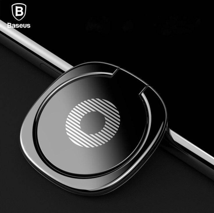 

Металлическое кольцо-держатель для смартфона 360°, Черный