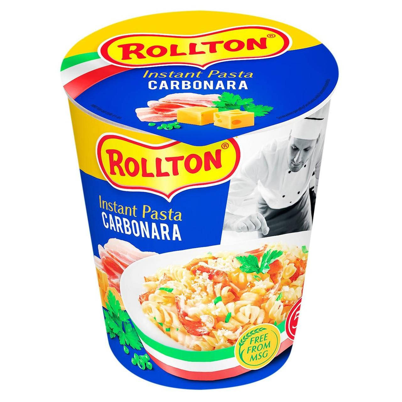 

Изделия макаронные быстрого приготовления Rollton Instant Pasta Карбонара стакан 70г