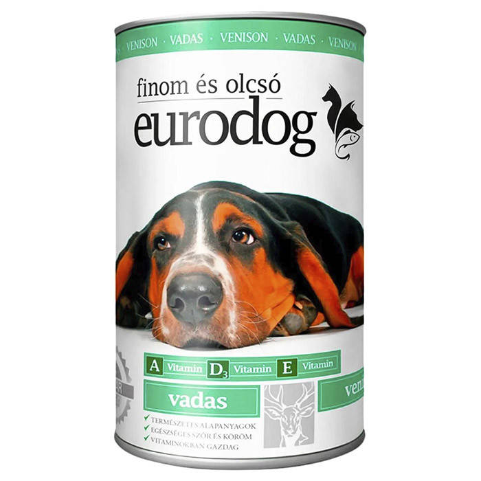 

Консерва для собак EuroDog со вкусом дичи 415г