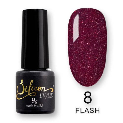 

Гель-лак Silicon Flash № 08 светоотражающий, 9 мл
