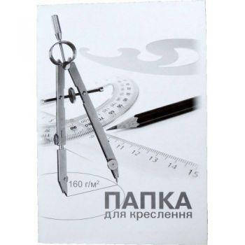 

Папка для черчения А3 160г/м2 10 листов Бриск ПВ-17, Белый