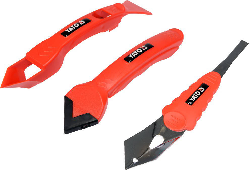 

Набор скребков для фуг и герметиков YATO 3шт (YT-52631)