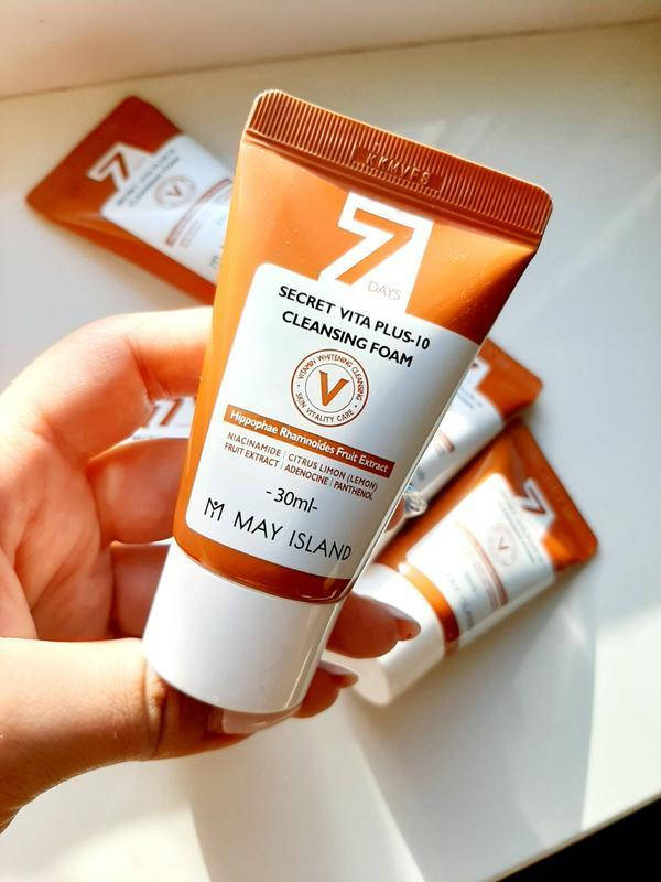 

Очищающая пенка с эффектом осветления May Island 7 Days Secret Vita Plus-10 Cleansing Foam 30ml