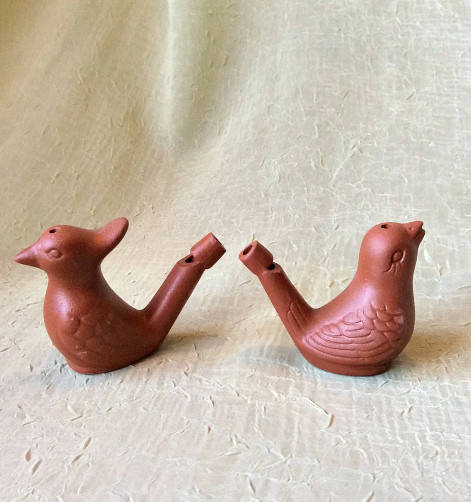 

Птичка керамическая (свистулька), глиняная птичка со звуком
