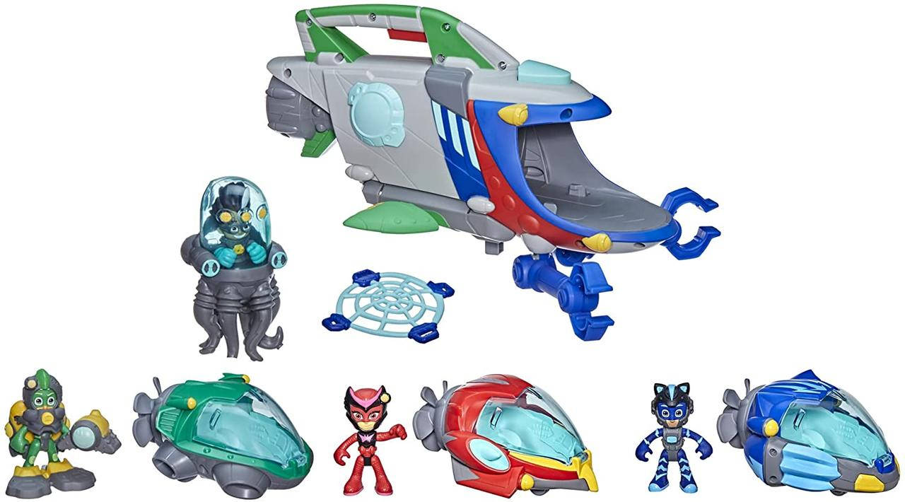 

Набор подводная лодка и герои в масках PJ Masks PJ Launching Submarine and Rovers