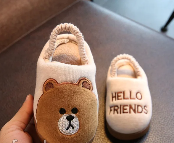 

Детские тапки для дома с резинкой Hello friends 14-15