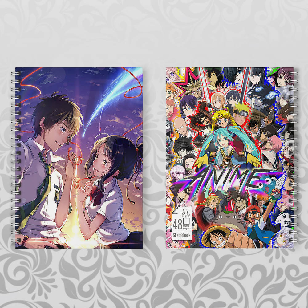 

Скетчбук Аниме Kimi no na Wa 007