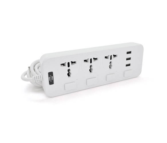 

Сетевой фильтр Voltronic ТВ-Т14/19743 3 розетки, 3 USB, 2 м, White
