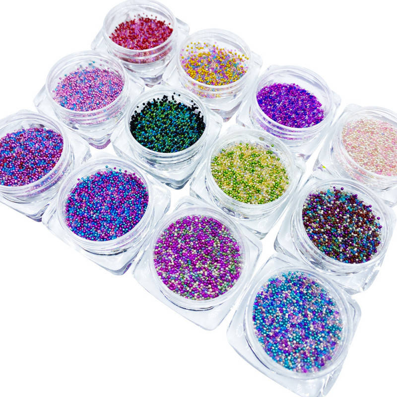 

Набор бульонок, разноцветные Nail Decorations