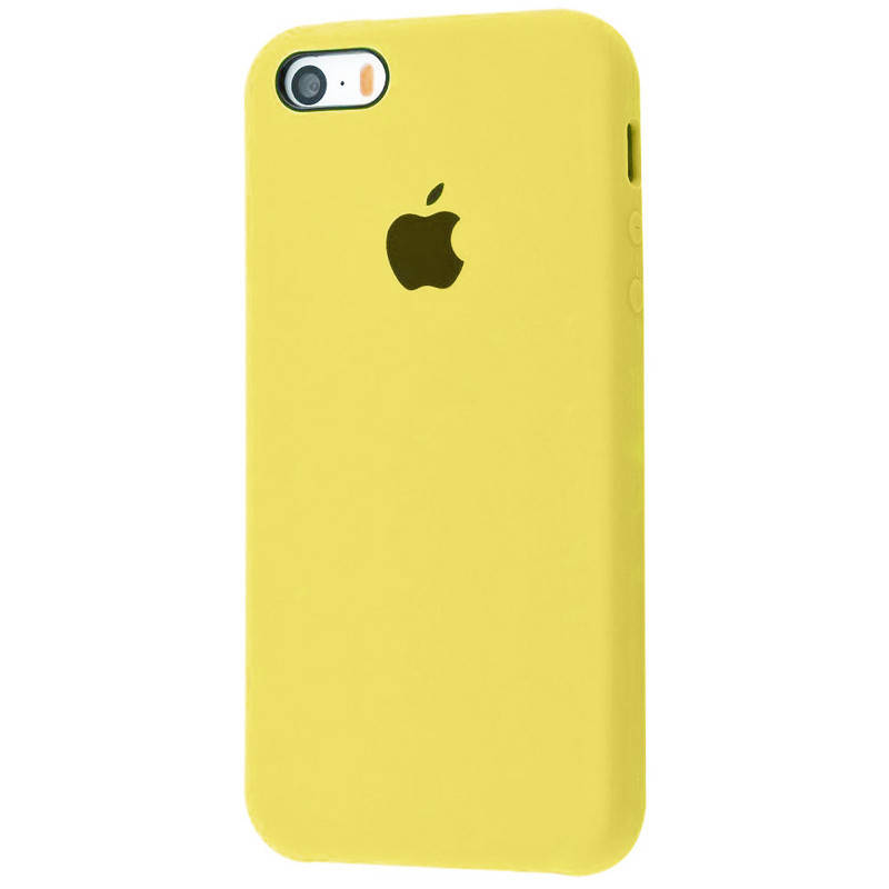 

Silicone Case Силиконовый Чехол (AA) для Apple iPhone 5/5S/SE (Желтый / Yellow)