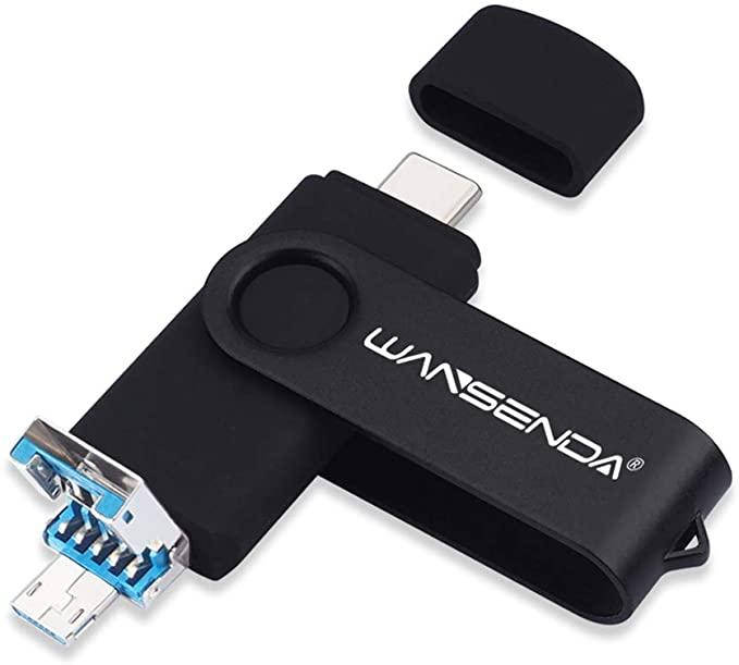 

128 ГБ 3 в 1 Memory Stick USB 3.0 USB Stick Wansenda USB Type C Pen Drive OTG Micro USB / Type-C