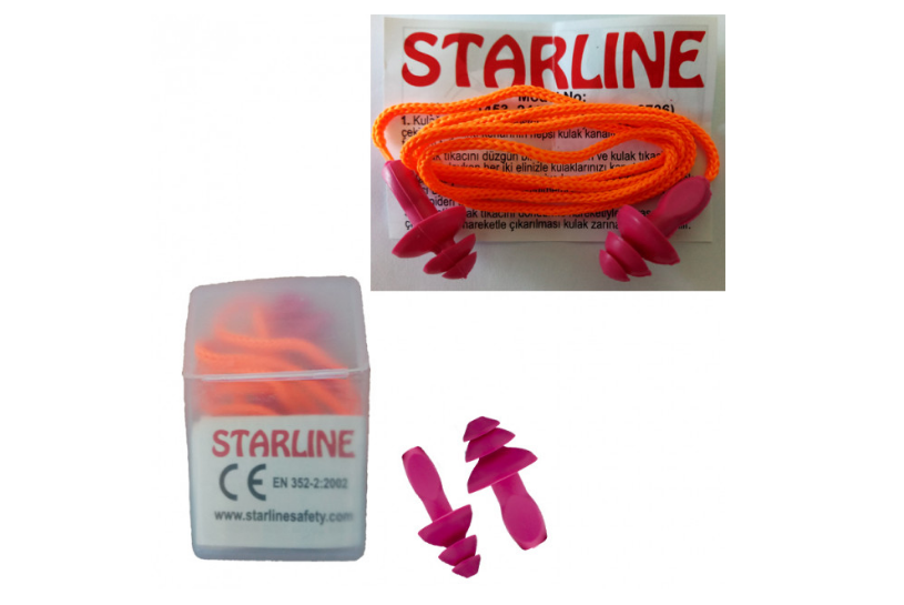 

Беруши Starline противошумные многоразовые на шнурках