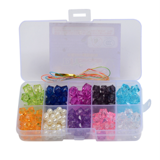 

Детский набор для творчества Beads Set Бусины бисер кристаллы(08/01) Разноцветный