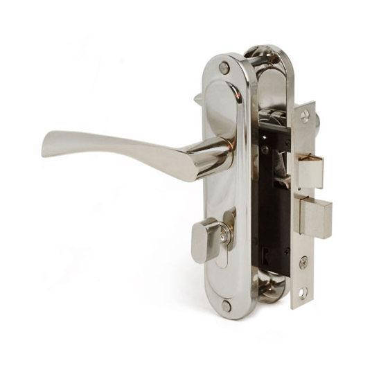 

Врезной замок Avers (Аверс) 0823/60-C-NI цилиндровый с ручками