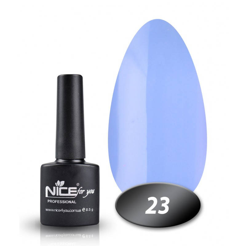 

Гель лак Nice for you 023 незабудка 8,5 мл