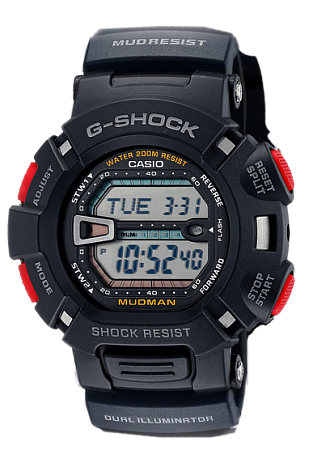 

Мужские часы Casio G-Shock G-9000-1VER MUDMAN Касио водонепроницаемые японские часы