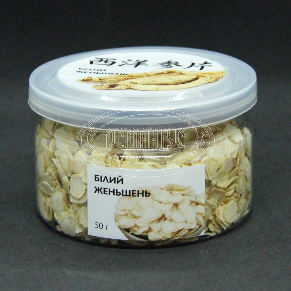 

Белый женьшень 50г корень женьшеня снимает усталость тонизирует и укрепляет иммунитет