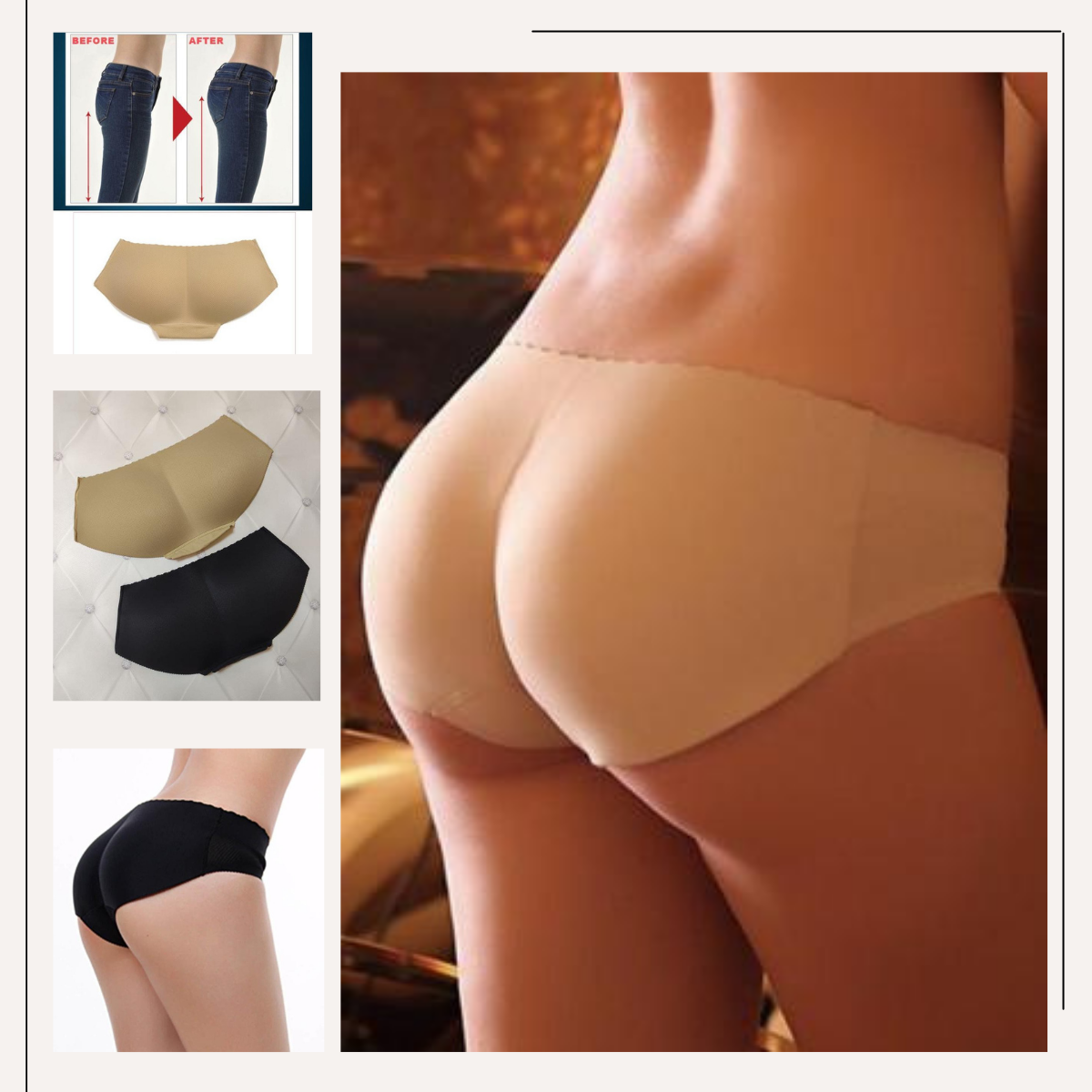 

Пуш ап трусы с перфорацией и увеличенным пушем трусы накладки трусы для коррекции ягодиц 3111 бразильская попа