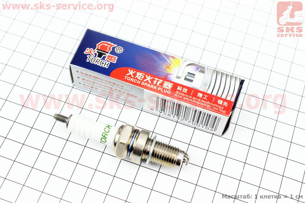 

Свеча (мото 4х такт. Китай) D8TC