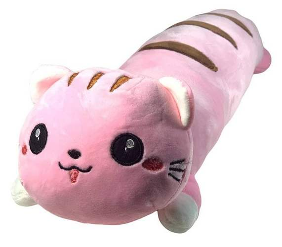 

Игрушка мягкая подушка Кот Розовый 45 см. 04277