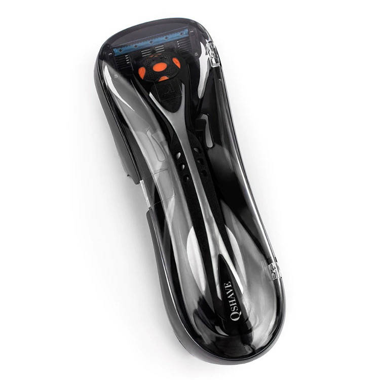 

Портативный дорожный защитный чехол Qshave для бритвы Gillete, пластиковый бокс коробка для хранения