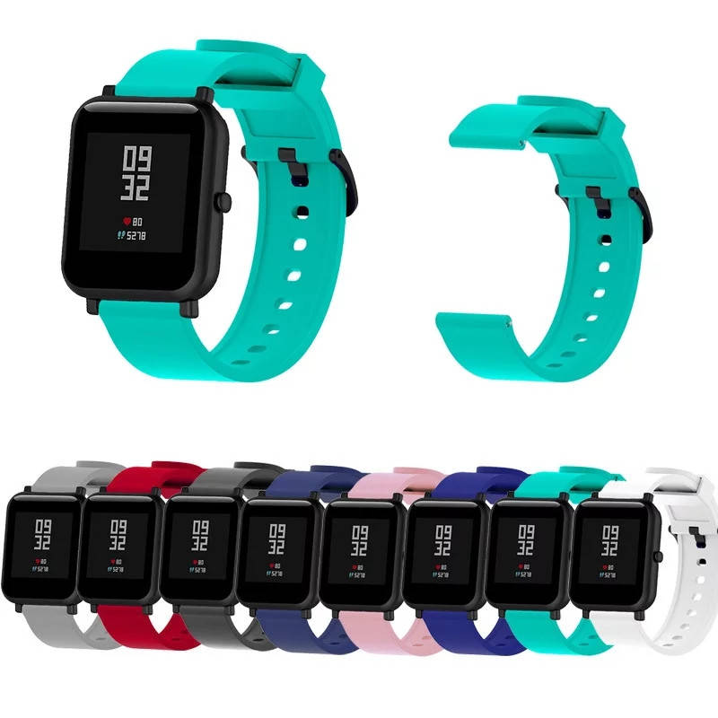 

Гладкие силиконовые ремешки Amazfit для Amazfit Bip(20 мм).
