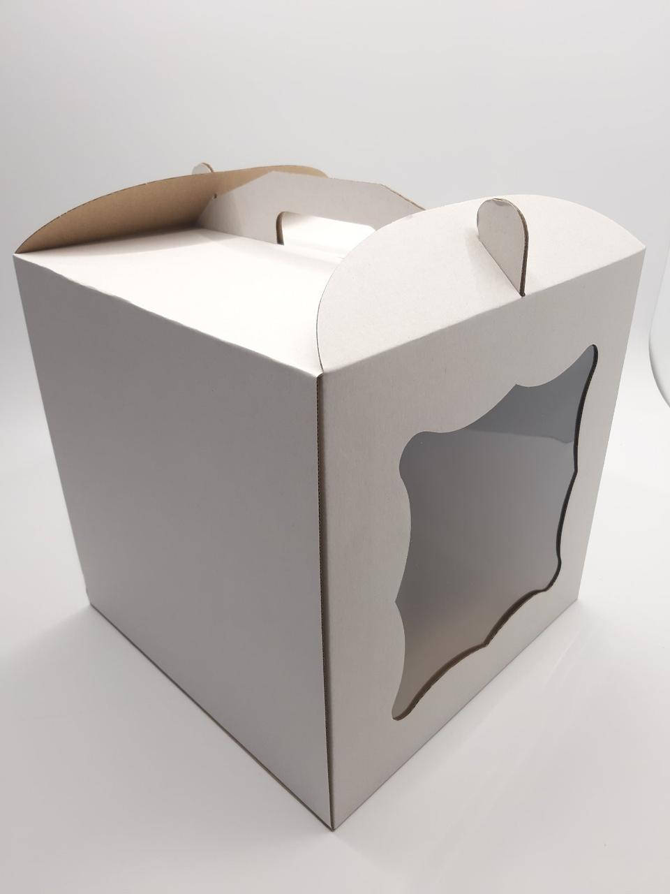 

Коробка для торта с окном 230*230*210