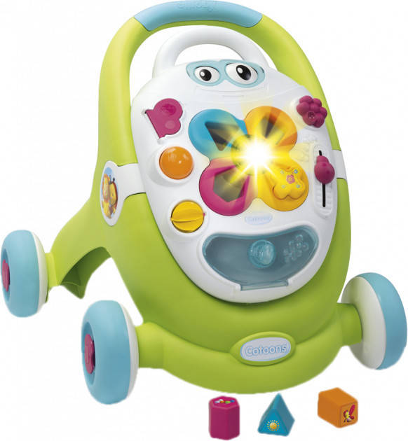 

Учебно-игровой центр Ходунки Smoby Cotoons Цветочек со съемной панелью (110428)