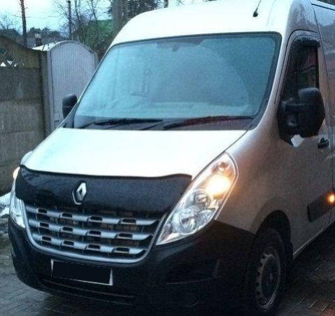 

Дефлектор капота (мухобойка) Renault Master 2010- 2014(рено мастер)