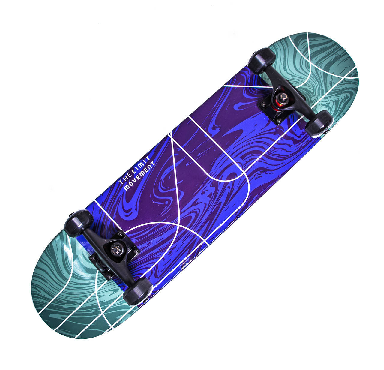 

Детский скейтборд (Скейт) для начинающих канадский клен Scale Sports "Limited", Черный