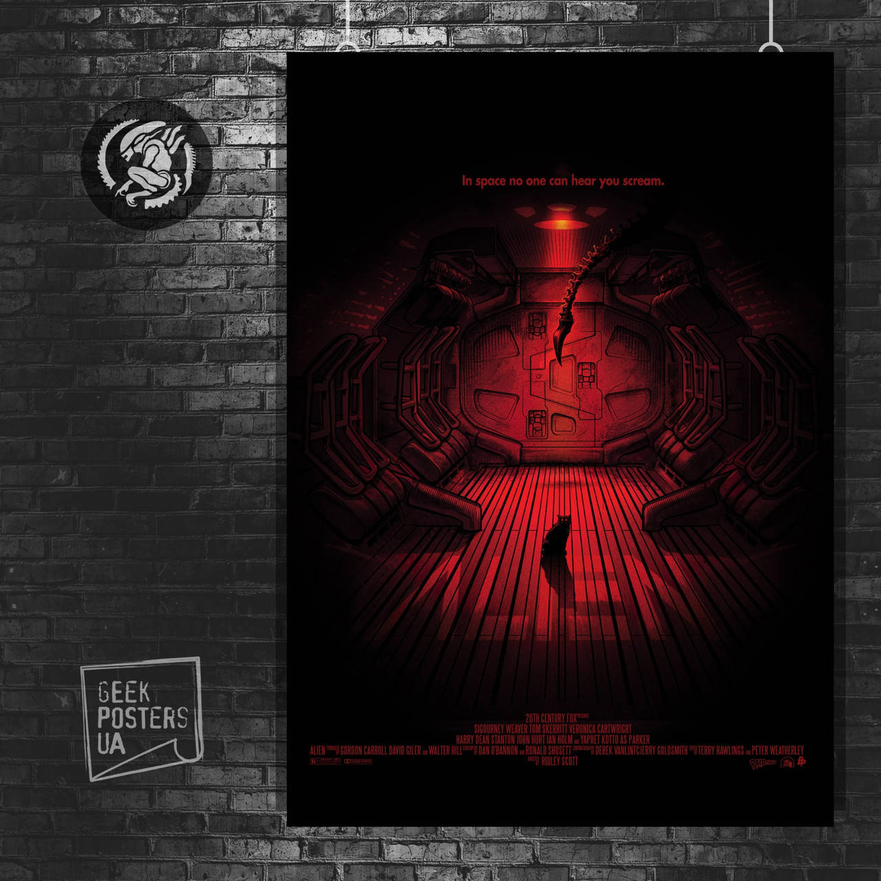 

Постер Alien, Чужой. Красно-чёрный постер. Ксеноморф, Чужие. Размер 42x30см (A3). Матовая бумага
