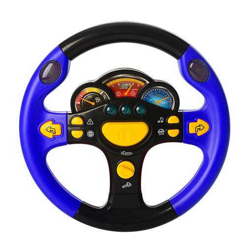 

Детский автотренажер "Я тоже рулю" 7737 музыкальный (Синий)