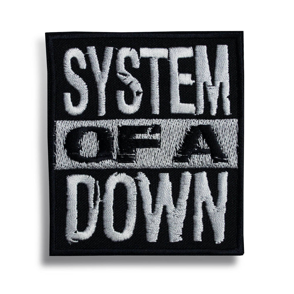 

Нашивка с вышивкой SYSTEM OF A DOWN 4