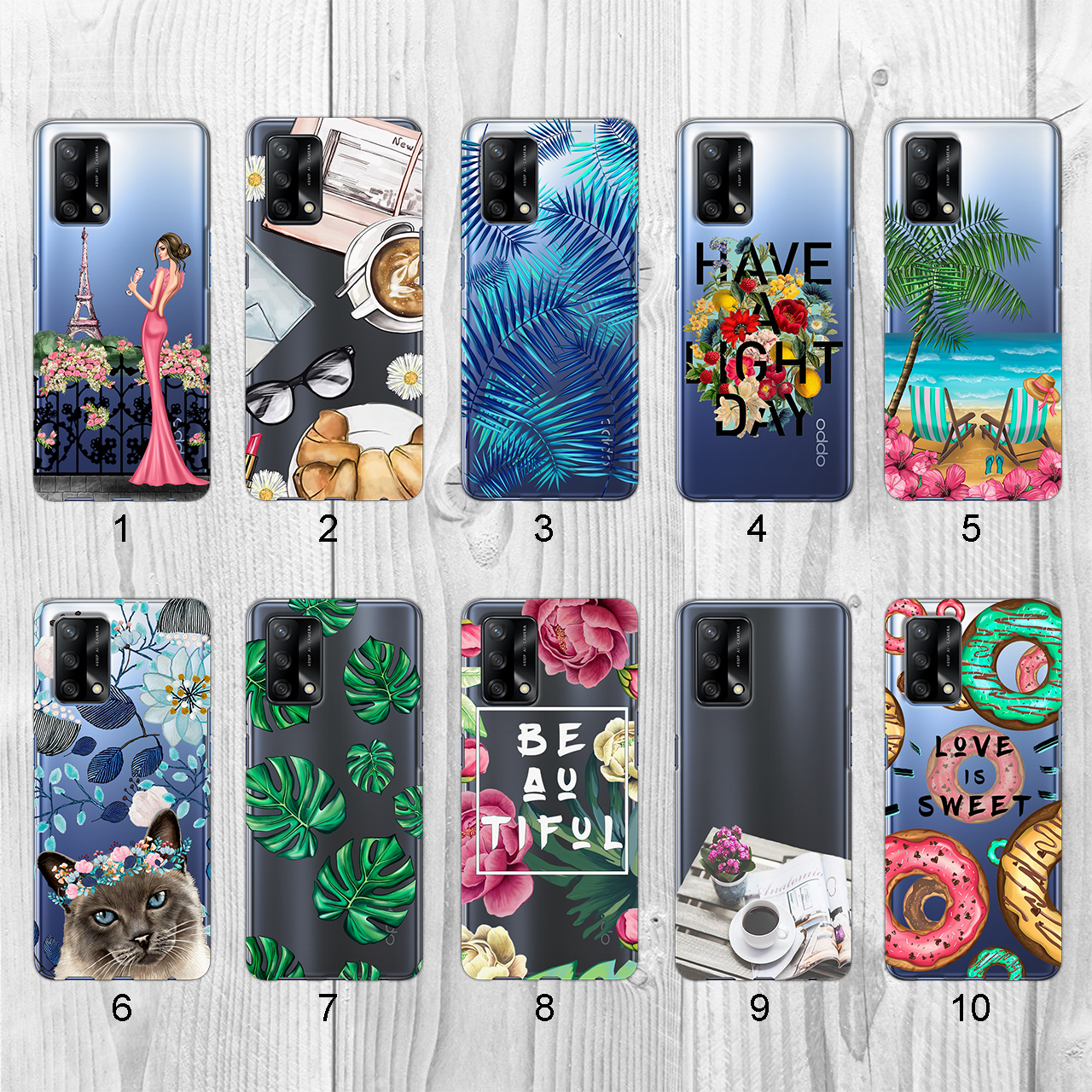 

Силиконовый чехол с рисунком для Oppo F19 / A74 4G (new collection)