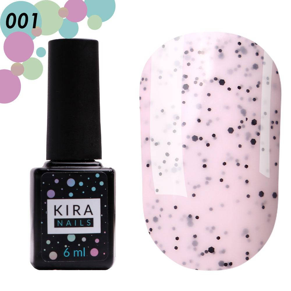 

Гель-лак Kira Nails "Чиа Пудинг" № 001 (ваниль с крошкой), 6 мл