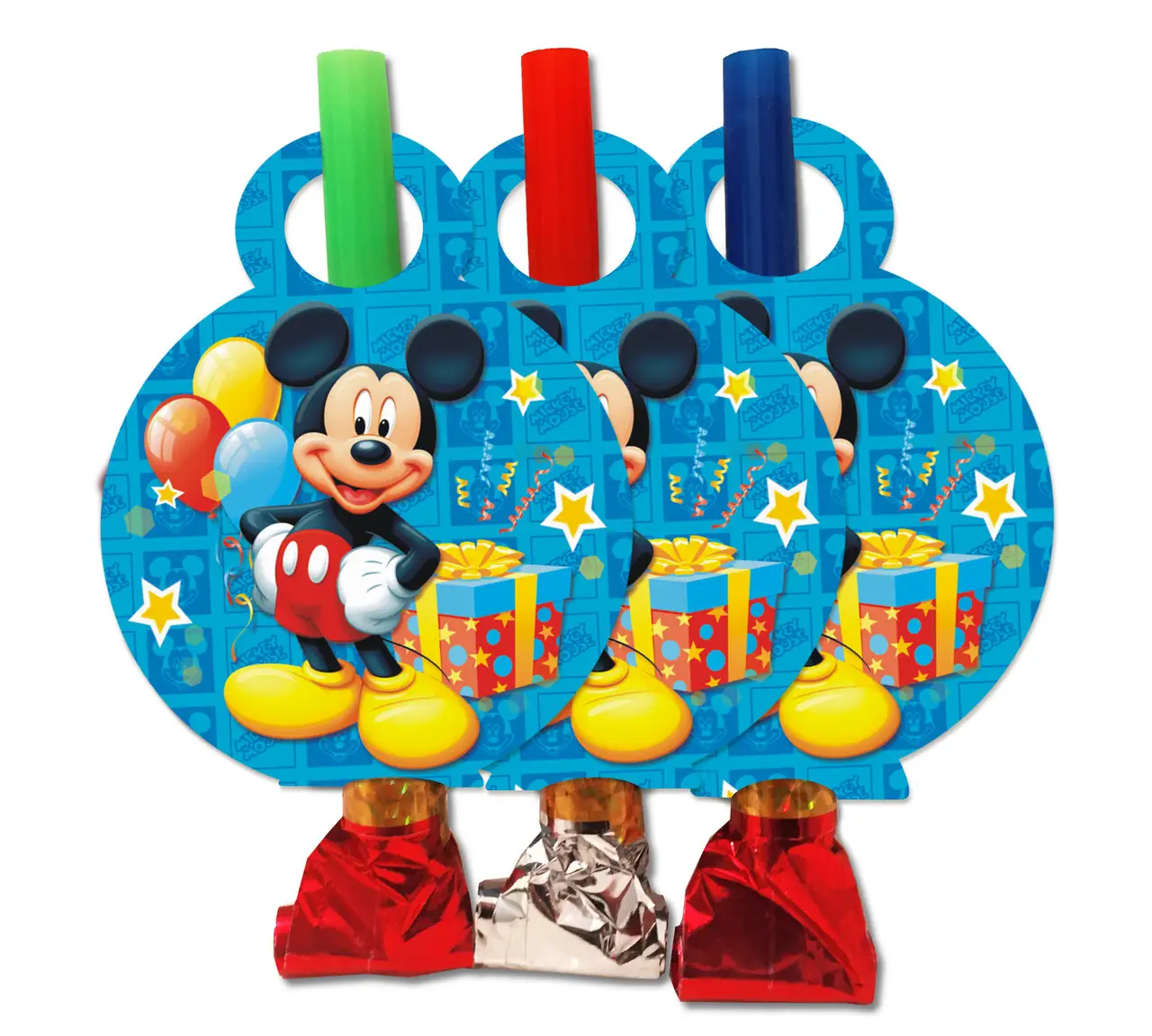 

Набор свистков праздничных "Микки Маус", 6 шт.