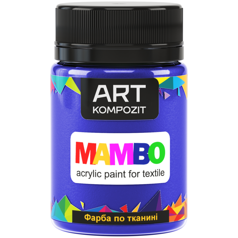 

Краска по ткани МАМВО ART Kompozit, 50 мл (цвет: 20 фиолетовый светлый)