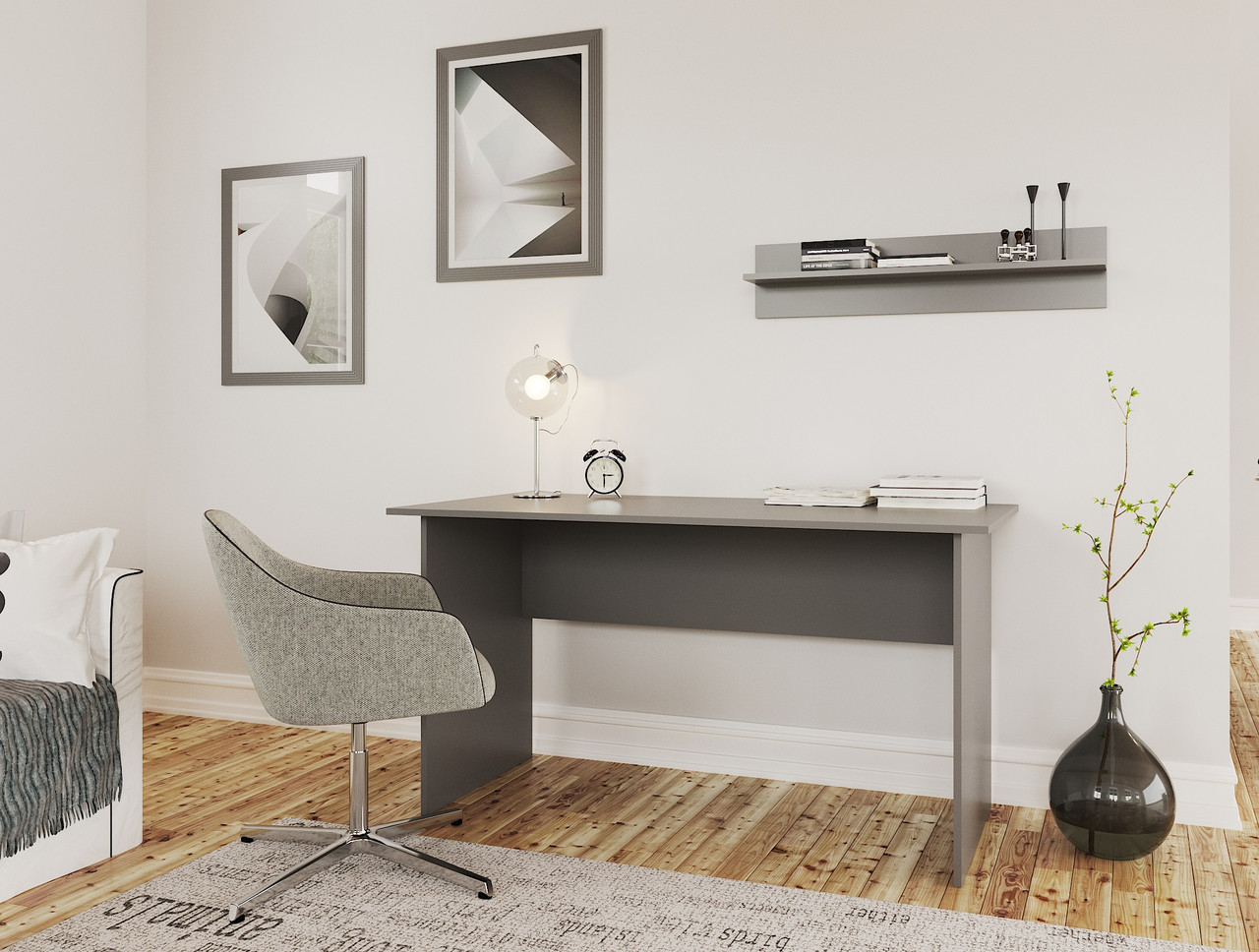 Офісний стіл Doros Т1 Графіт 140х70х75 (81339305) 2