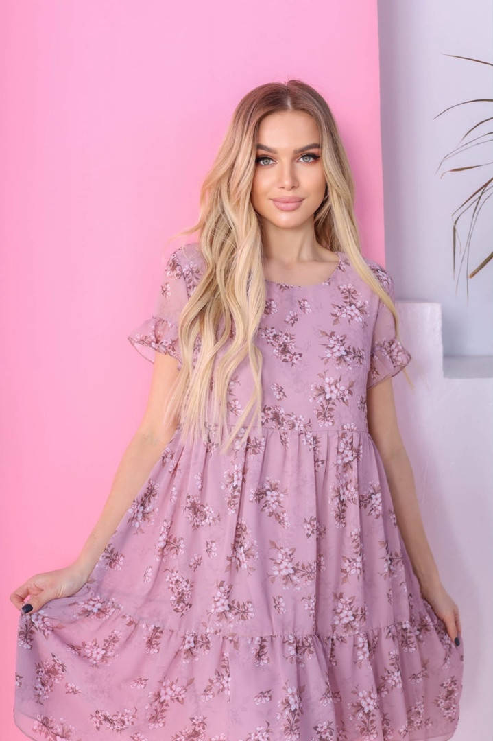 

Женское яркое шифоновое платье с цветочным принтом 42; 48 "VILADI" недорого от прямого поставщика