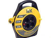 

Катушка УК10 с т/з 4 места 2Р+PЕ/10м 3х1,5 мм2 "Industrial" IEK (WKP15-16-04-10)