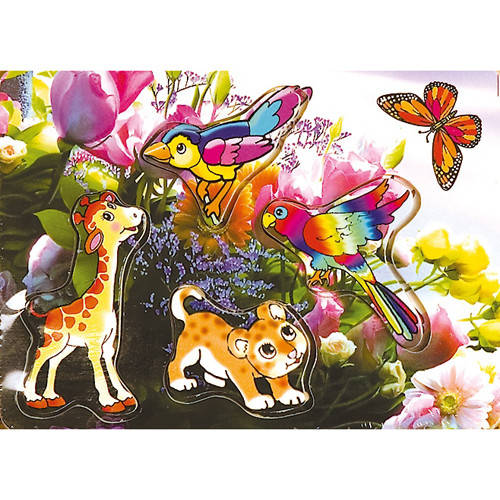 

Вкладиш дерев'яний Африканські тварини