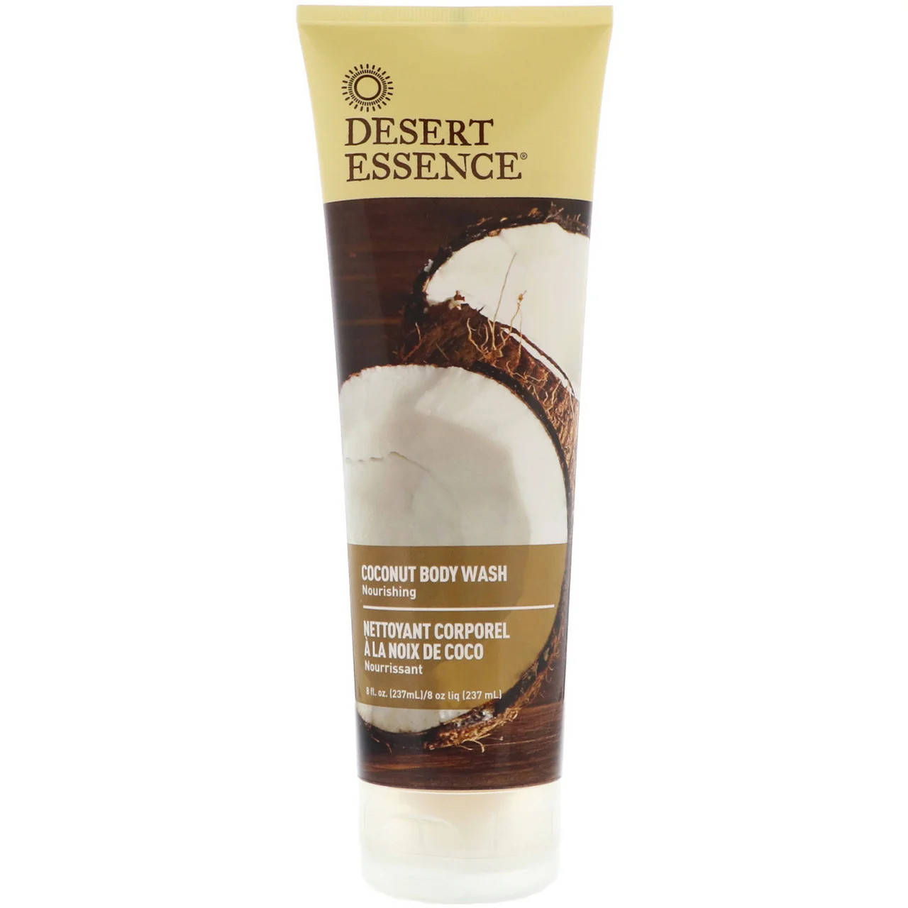 

Парфюмированный гель для душа Desert Essence, Coconut Body Wash, 237мл