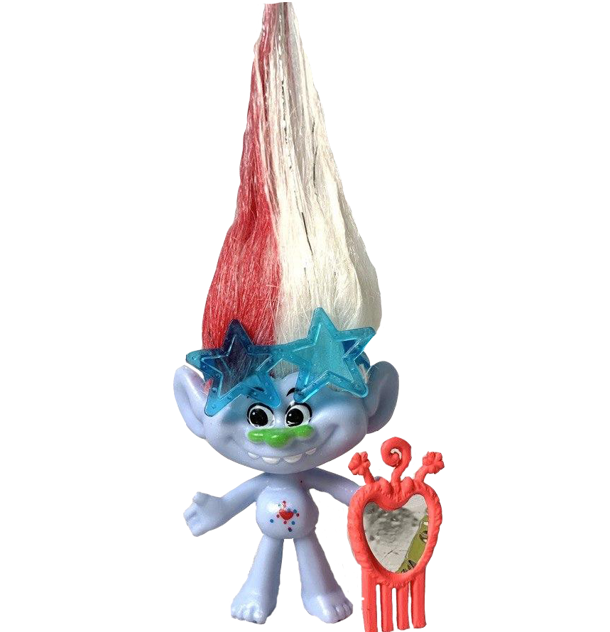 

Игрушка-фигурка Hasbro, Алмазик, красно-белый, Тролли - Diamond Guy Red, Trolls