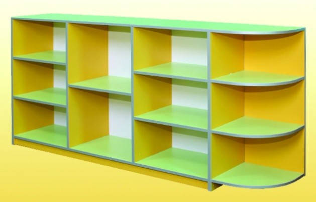 

Стеллаж для игрушек с угловым элементом Design Service DS-022