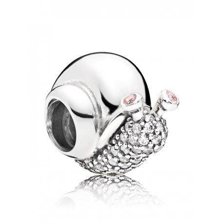

Серебряный Шарм Pandora «Улитка» 797063CZ