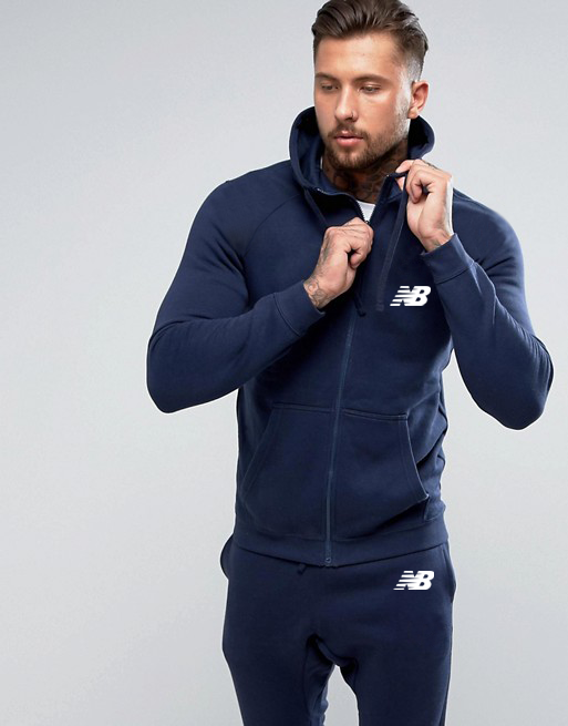 

Мужской летний спортивный костюм New Balance (Нью Беленс) синий M