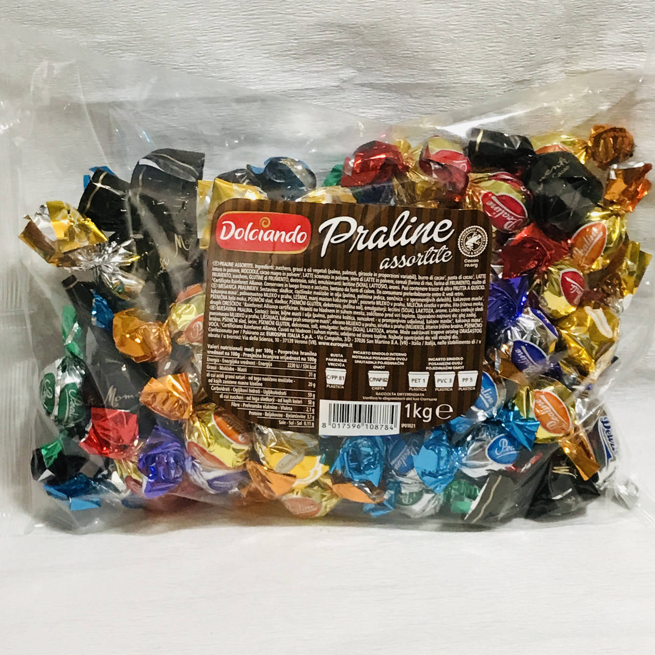 

Цукерки Praline Dolciando assortite 1 кг