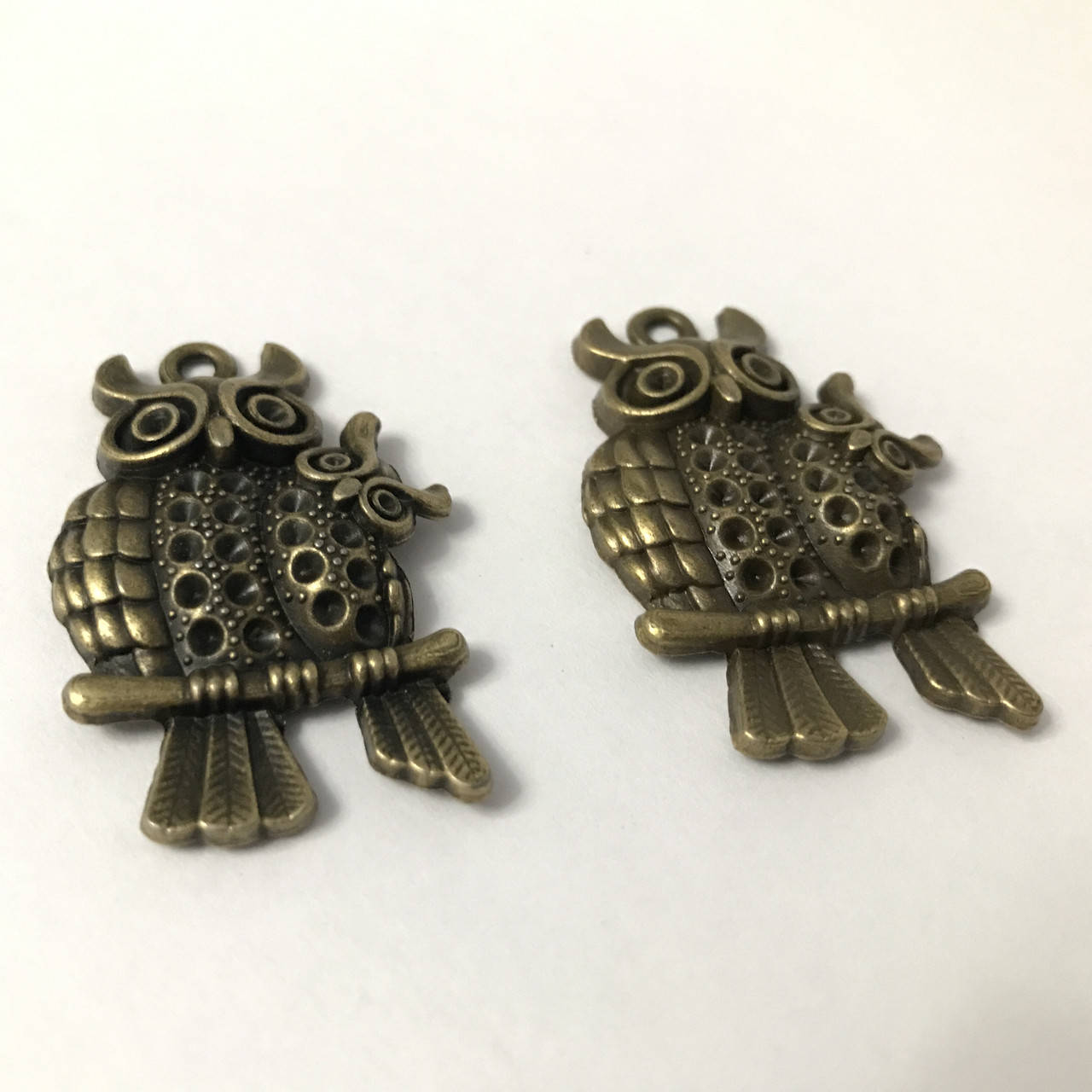 

Металлические накладки. Сова. Цвет "античная бронза". 45х30мм